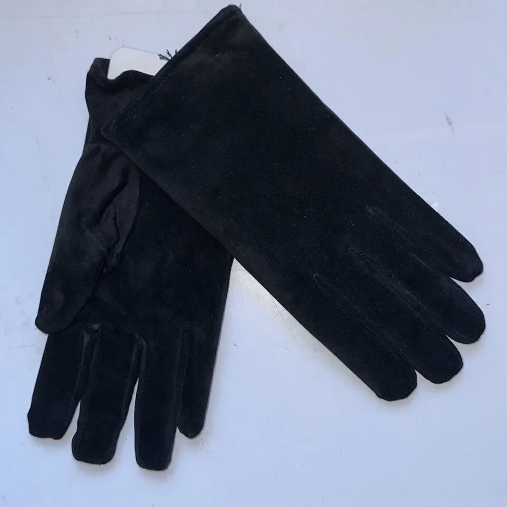 New‎ in box Sensations by Isotoner black fleece lined X-large gloves
